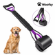 Woofsy Foldable Pooper Scooper for Dogs – Ergonomic Long Handle Waste Picker